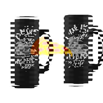 I Only Like Pizza And Maybe Like 3 People Pizza Lover Graphic Print Coffee Mug - Monsterry