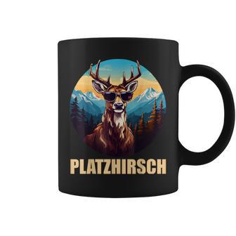 Platzhirsch Beim Wandern Berge Tassen - Geschenkecke