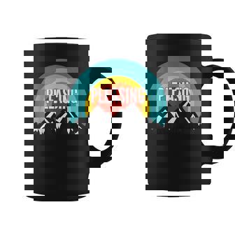Pleasing Vintage Retro Sunset Graphic Print Coffee Mug - Monsterry