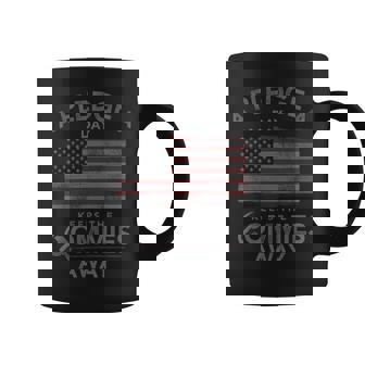 A Pledge A Day Keeps The Commies Away American Flag Coffee Mug | Mazezy