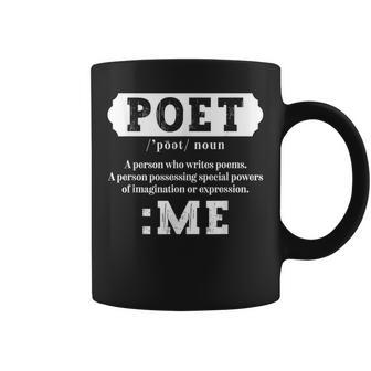 Poeta Definición Letraerse Literatura Poesía Taza de café - Regaloses