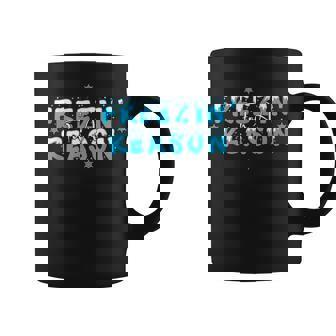 Polar Bear Plunge 2022 Costume Ice Swimming Freezin Reason Graphic Print Coffee Mug - Monsterry