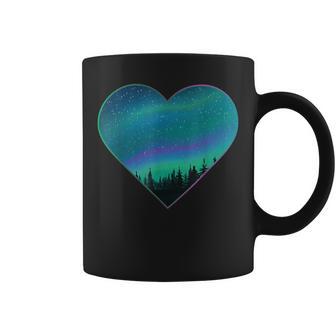 Polar Lights Heart Northern Lights Aurora Borealis Tassen - Geschenkecke