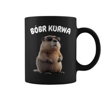 Polish Beaver Saying Bober Kurwa Yes Pierdole Bobr Tassen - Geschenkecke