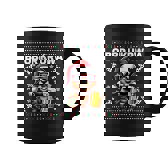 Polonia Bober Kurwa Meme Navidad Polaco Cerveza Bober Taza de café - Regaloses