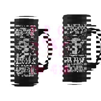 PopPop Of The Birthday Cow-Girl Pink Disco Rodeo Western Graphic Print Coffee Mug - Monsterry