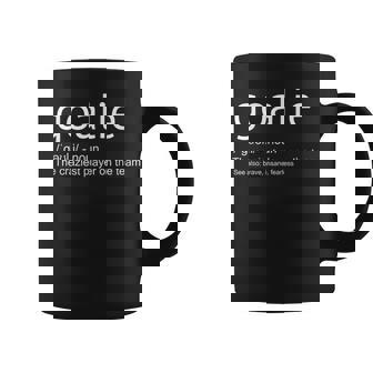 Portero Definición Portero Equipo De Portero Fútbol Hockey Taza de café - Regaloses
