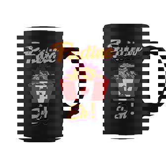 Poutine Eh Canadian Fries And Gravy Small Graphic Print Coffee Mug - Monsterry