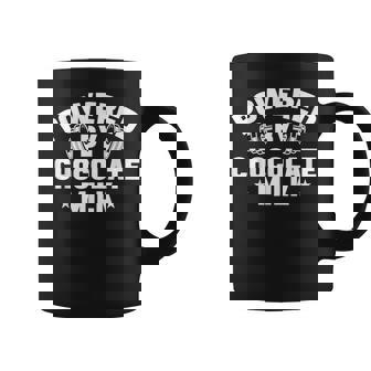 Powered By Chocolate Milk Bodybuilding Workout Graphic Print Coffee Mug - Monsterry