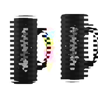 Pride Month Cat Kitten Panromantic Flag LGBT Graphic Print Coffee Mug - Monsterry