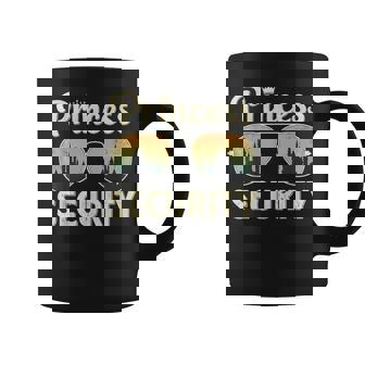 Princess Security Protection Retro Castle Matching Family Coffee Mug - Seseable