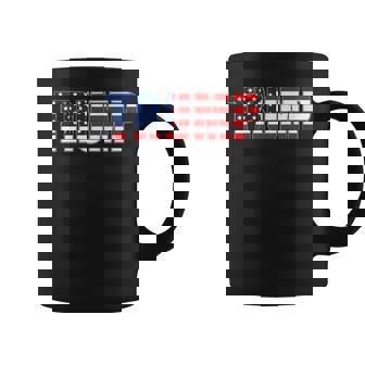 Pro Trump Patriotic Us Flag Independence Day Coffee Mug - Seseable
