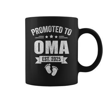 Promoted To Oma Est 2025 First Time New Oma Coffee Mug - Thegiftio UK