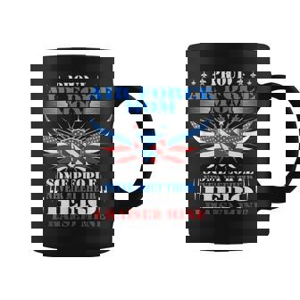 Proud Air Force Mom I Raised Mine Military Mother Coffee Mug | Mazezy