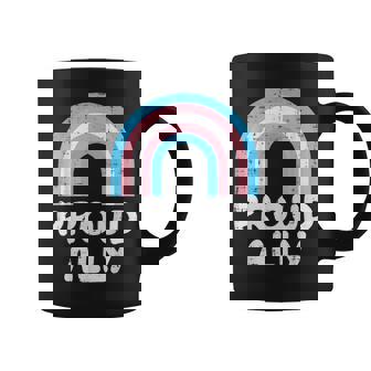 Proud Ally Transgender Transsexual Trans Pride Men Women Graphic Print Coffee Mug - Monsterry