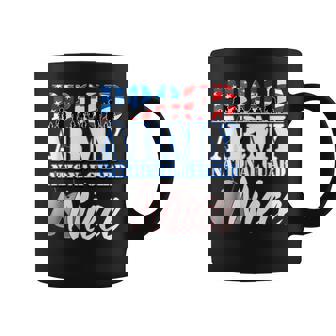 Proud Army National Guard Niece Dog Tag Flag Women Graphic Print Coffee Mug - Monsterry