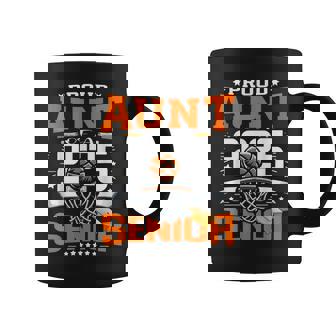 Proud Aunt Of A 2025 Senior Basketball Graduate Grad 2025 Graphic Print Coffee Mug - Monsterry