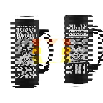Proud Aunt Of a Very Spoiled Corgi Aunt Graphic Print Coffee Mug - Monsterry