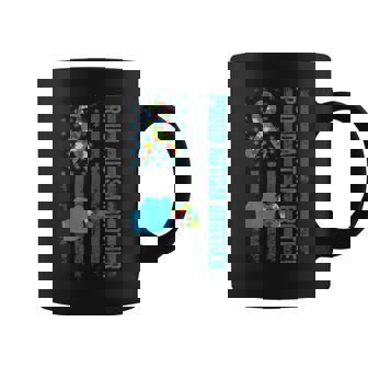 Proud Autism Brother American Flag Autism Awareness Brother Coffee Mug - Seseable