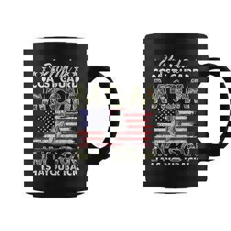 Proud Coast Guard Mom My Son Has Your Back Proud USCG Graphic Print Coffee Mug - Monsterry