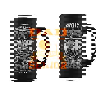 Proud Dad Of A 2025 Senior Basketball Graduate Grad 2025 Graphic Print Coffee Mug - Monsterry