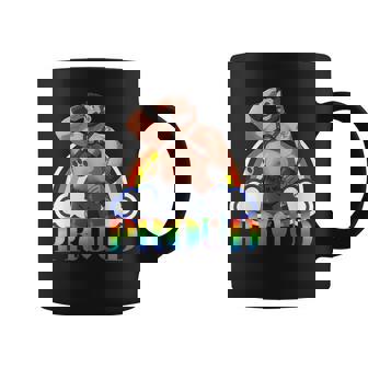 Proud Gay Bear Pride 2024 – Dom Daddy En Cuir Barbu Tasse - Cadeauxyz