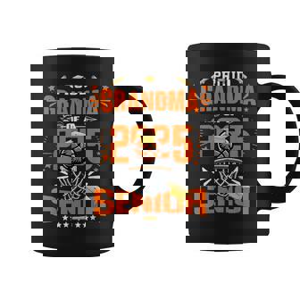 Proud Grandma Of A 2025 Senior Basketball Graduate Grad 2025 Graphic Print Coffee Mug - Monsterry
