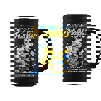 Proud Grandma World Down Syndrome Awareness Dinosaur T21 Coffee Mug | Mazezy