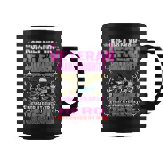 Proud Korean War Veteran Granddaughter Military Family Graphic Print Coffee Mug - Monsterry