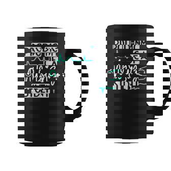 Proud Mom Of A Nursing Student Future RN Daughter Nurses Mom Graphic Print Coffee Mug - Monsterry