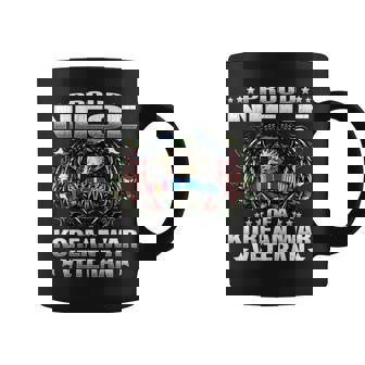 Proud Niece Of A Korean War Veteran Military Vet's Family Graphic Print Coffee Mug - Monsterry