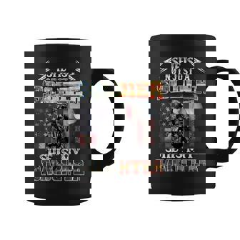 Proud Soldier Army Parents Mom Dad She Is My Daughter Flag Graphic Print Coffee Mug - Monsterry
