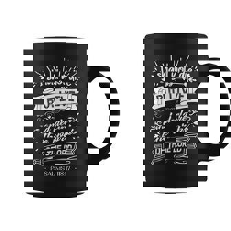 Psalms 118 17 I Shall Not Die But Live Graphic Print Coffee Mug - Monsterry
