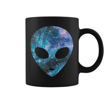 Psychedelic Alien Head Cosmic Galaxy Trippy Outer Space Tassen - Geschenkecke