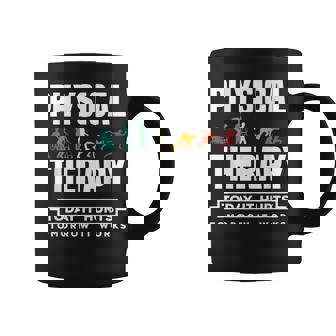 Pt Physical Therapy Assistant Therapist s Asistente De Fisioterapeuta -Adultos Negra Manga Larga Regular Fit One Size S Taza de café - Regaloses