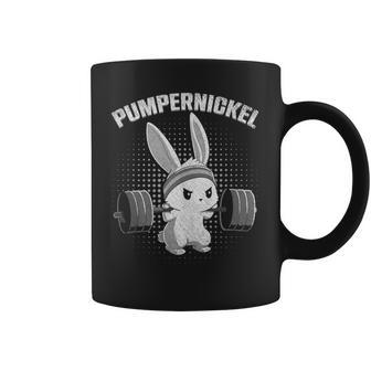 Pumpernickel Fitness Bunny Easter Bunny Gym Rabbit Tassen - Geschenkecke