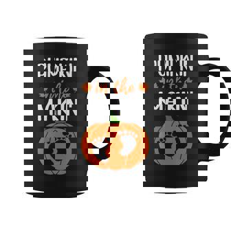 Pumpkin In The Makin' Fall Baby Grossesse Annonce Tasse - Cadeauxyz