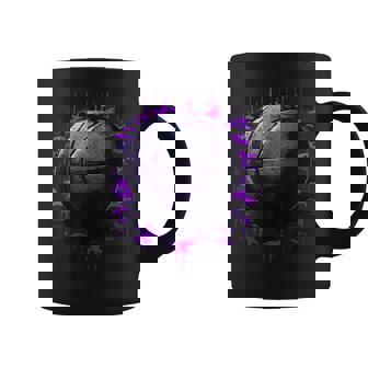 Purple Basketball Camouflage Coffee Mug - Monsterry