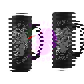 Purple Voodoo Cannabis Weed Marijuana Strain Anime Style Graphic Print Coffee Mug - Monsterry