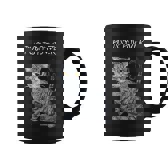Pussy Power For Cat Lovers LGBT And Feminists For Equality Graphic Print Coffee Mug - Monsterry