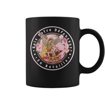 Que L'archange Michel Sois Notre Défenseur En Bataille Tasse - Cadeauxyz