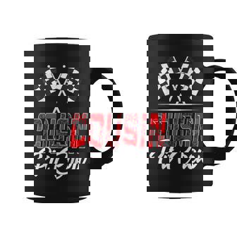 Race Car Birthday Party Racing Family Cousin Pit Crew Graphic Print Coffee Mug - Monsterry