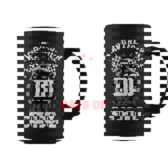Racing Through 100 Days Of School Race Car 100Th Day School Coffee Mug - Monsterry