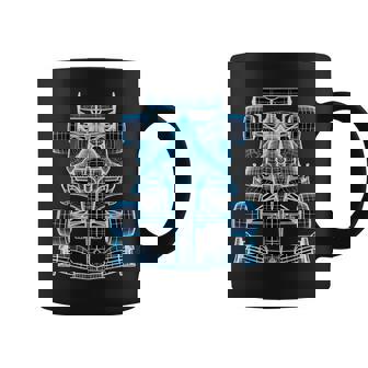 Racing Car Blueprint Engineering Coffee Mug - Thegiftio UK