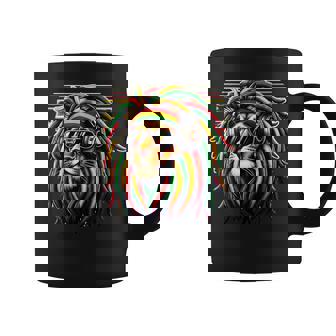Raíces De León Rasta Ropa Reggae Para Hombre Raíces De Jamaica Reggae Taza de café - Regaloses