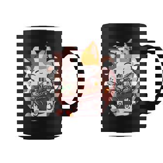 Ramen Cat Anime Kawaii Neko Japanese Graphic Print Coffee Mug - Monsterry