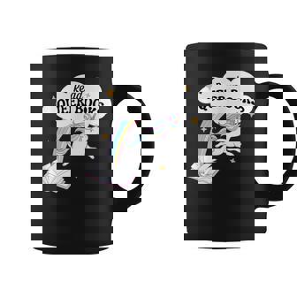 Read Queer Books Bookish Cute Unicorn LGBTQ Book Lovers Graphic Print Coffee Mug - Monsterry