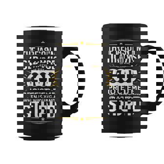 The Reason I’M Old And Wise Is Because God Protected Me Coffee Mug - Monsterry