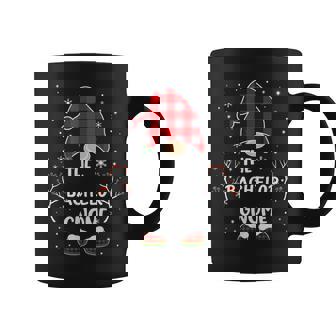 Red Buffalo Plaid Matching The BACHELOR Gnome Christmas Graphic Print Coffee Mug - Monsterry