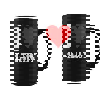 Red Heart I Love Harry Graphic Print Coffee Mug - Monsterry